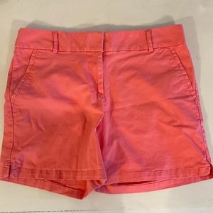 LOFT Coral Khaki Shorts